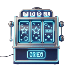 200 Freispiele Reagenz-Icon mit Slot-Walzen und Sternen