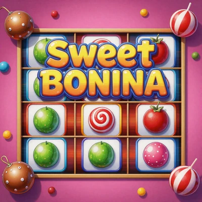 Sweet Bonanza Slot mit bunten Bonbons und Fr&uuml;chten